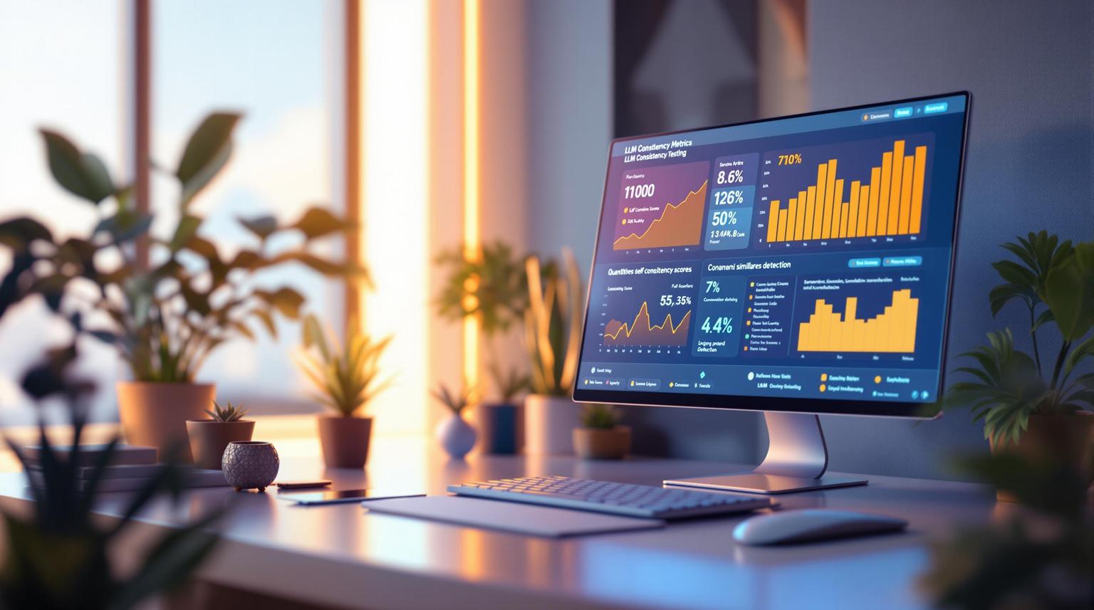 Quantitative Metrics for LLM Consistency Testing