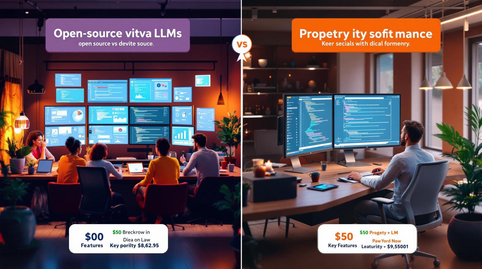 Open-Source vs Proprietary LLMs: Cost Breakdown
