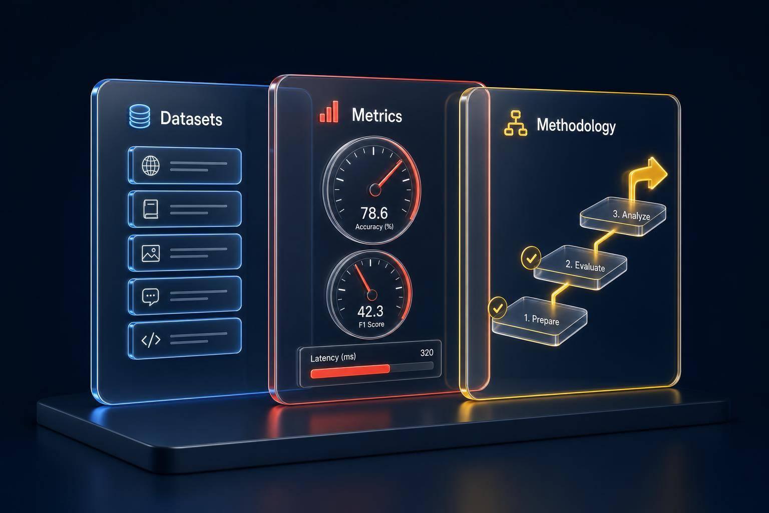 How to Evaluate LLMs: Datasets, Metrics, Methodology